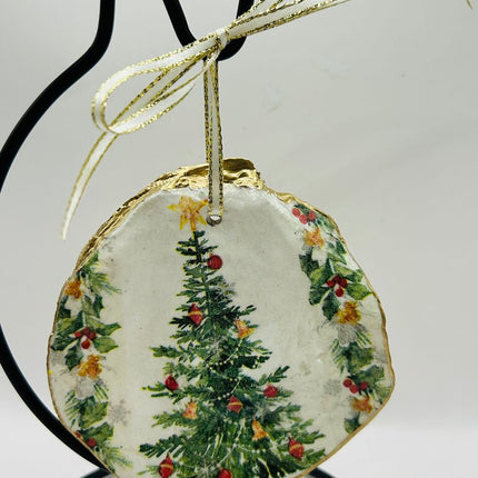 Christmas Tree Oyster Ornament ( Hull, MA
