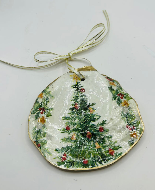 Christmas Tree Oyster Ornament ( Hull, MA