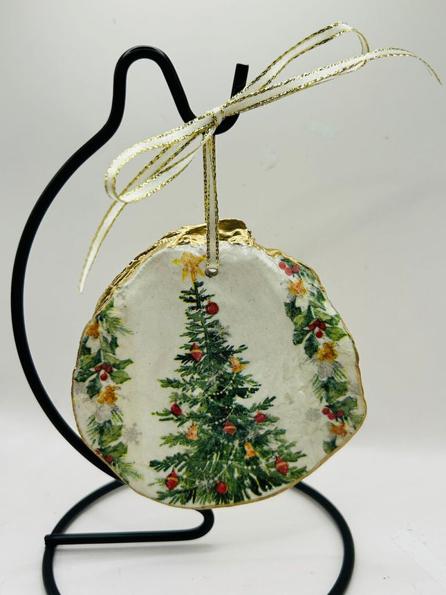 Christmas Tree Oyster Ornament ( Hull, MA