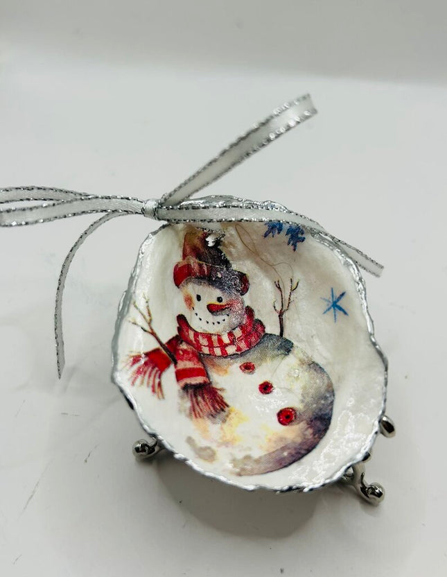 Snowman Oyster Ornament (Kittery, ME)