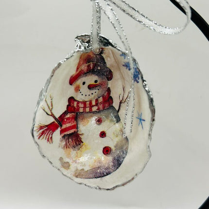 Snowman Oyster Ornament (Kittery, ME)