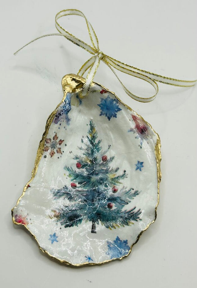 Christmas Tree Oyster Ornament (Outer Banks, NC)