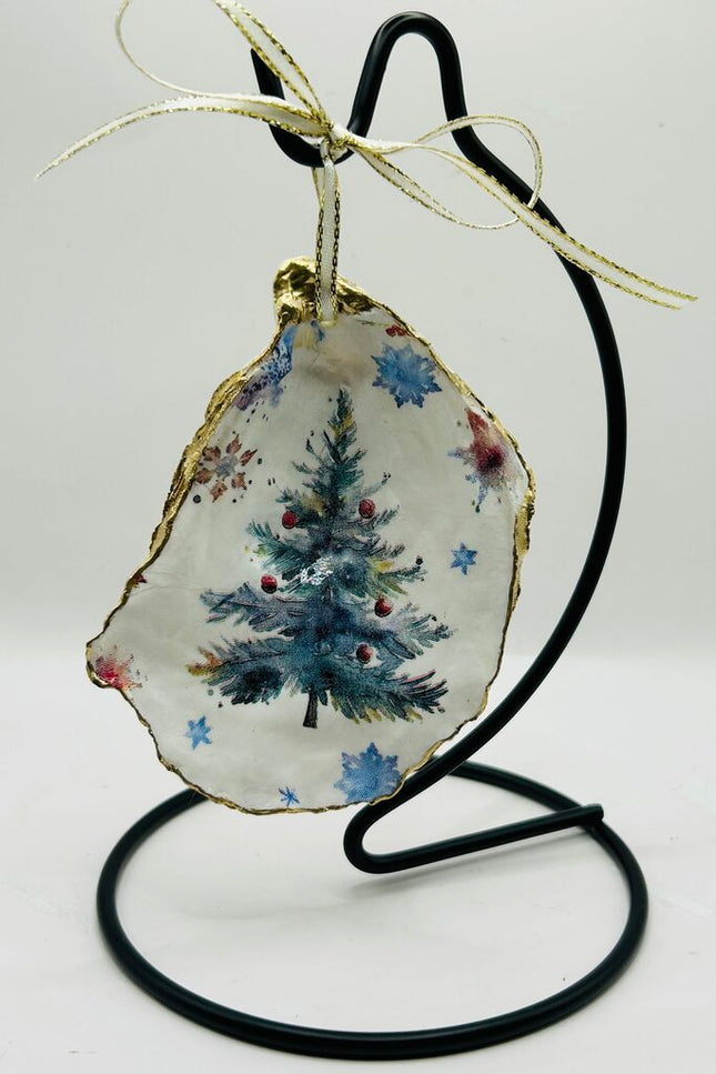 Christmas Tree Oyster Ornament (Outer Banks, NC)