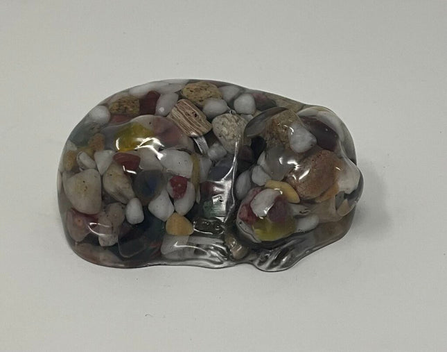 Resin - Dog - Curled