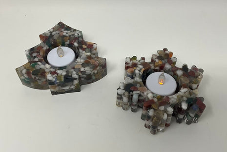 Resin-T-Lite-Snow Flake