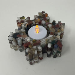 Resin-T-Lite-Snow Flake - view 1