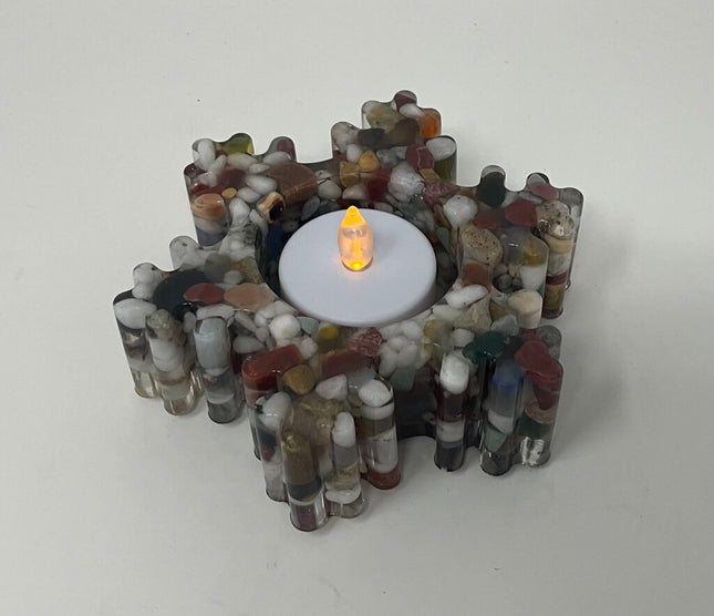 Resin-T-Lite-Snow Flake