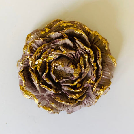Peony Magnet - Gold