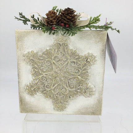 Snowflake Shelf Decor