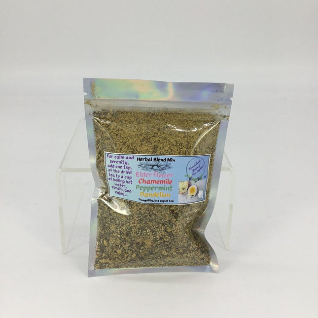 Herbal mix of dried flowers tea
