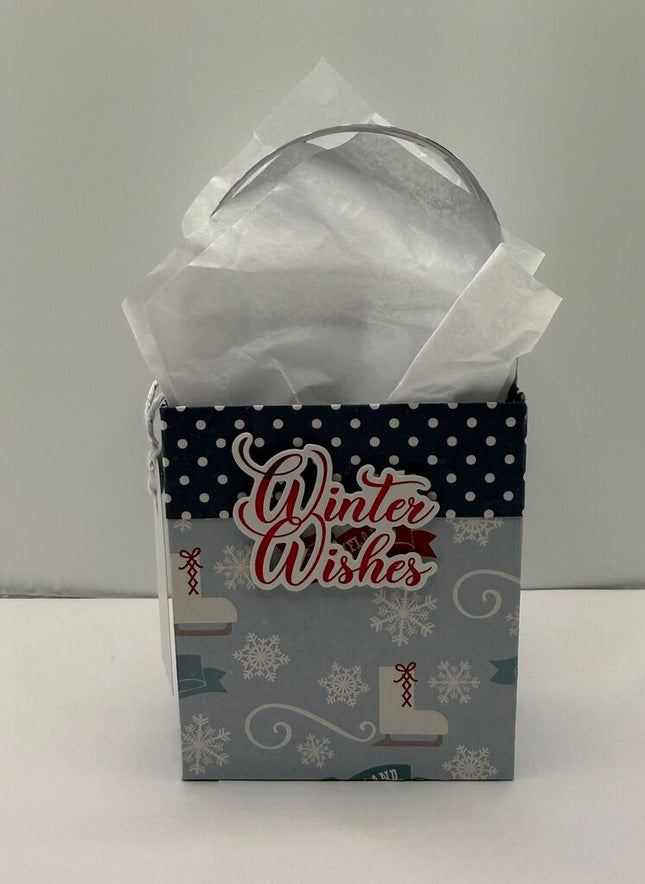 Mini Gift Bags - Winter Wishes Ice Skates