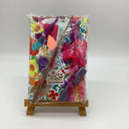 bright colored flowered paper