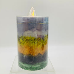 Candle 4x6" Pillar LED-Sunset in the Fall - view 1