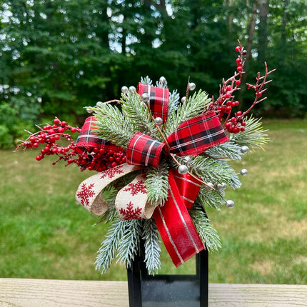 Winter Holiday Lantern Arrangement