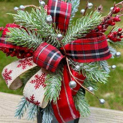 Winter Holiday Lantern Arrangement
