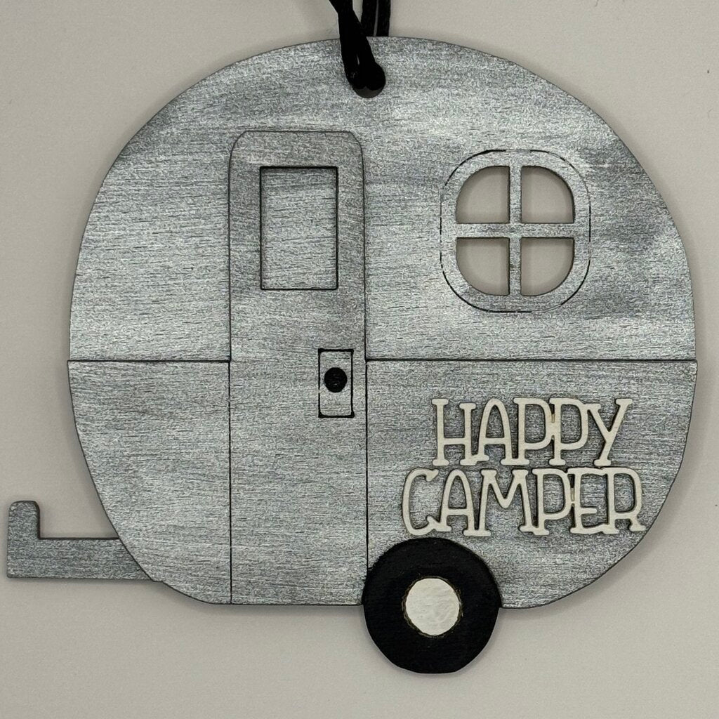 Tracys Treasures Happy Camper Ornament