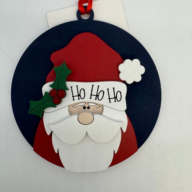 Ho Ho Ho Santa Ornament