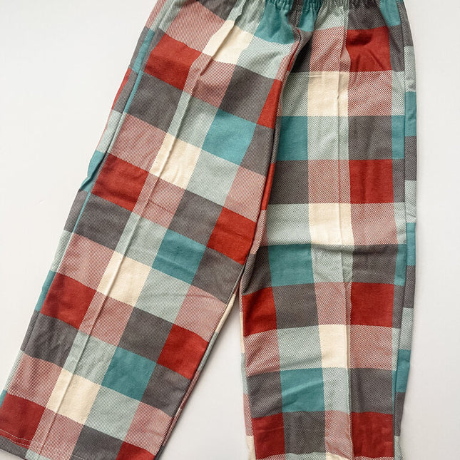 10 Teal Flannel Pant