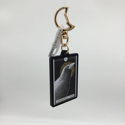 The Avian Tarot Moon Clasp Keychain