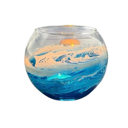 Round Bubble Tea Light Holder