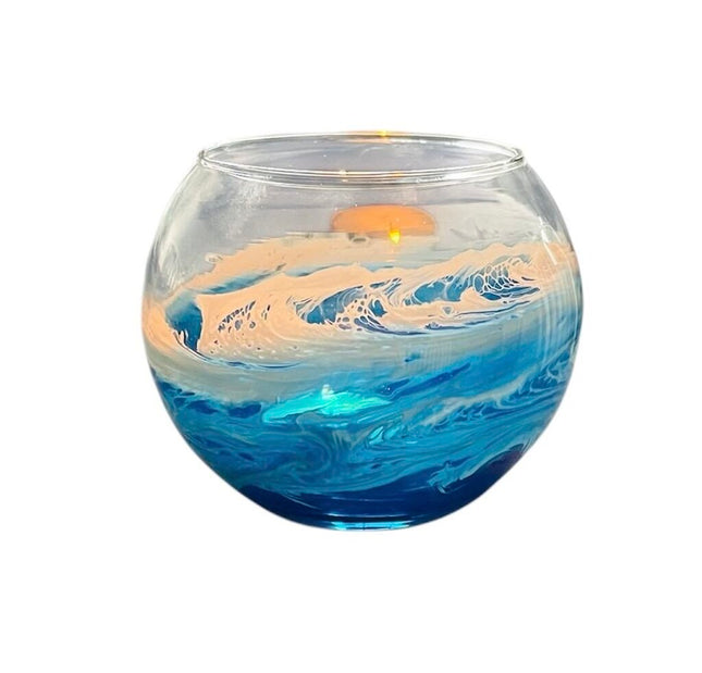 Round Bubble Tea Light Holder