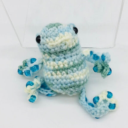 Blue Green Marble Fidget Frog