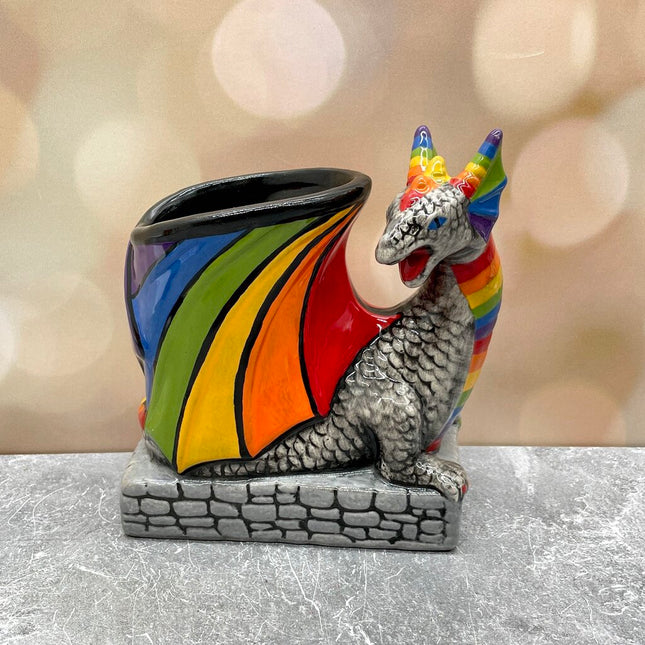 Dragon Cup Holder Rainbow