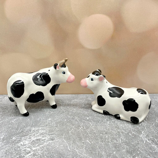 Cow Salt & Pepper