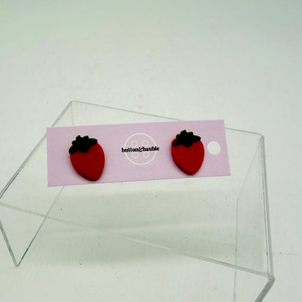 Strawberry Stud Earrings