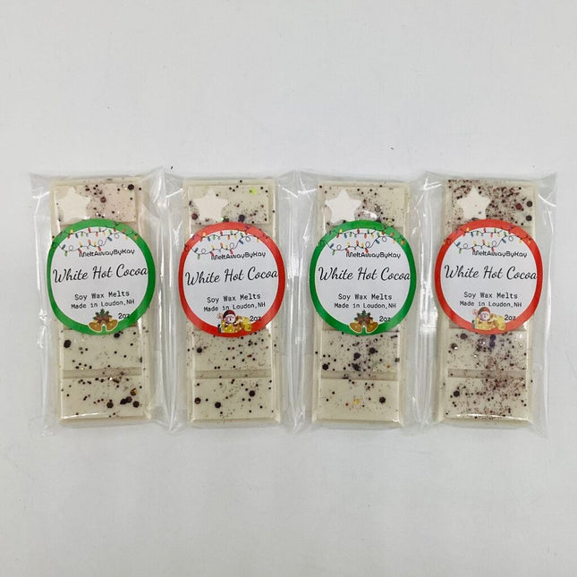 White Hot Cocoa - Soy Wax Melt - Christmas Snap Bar