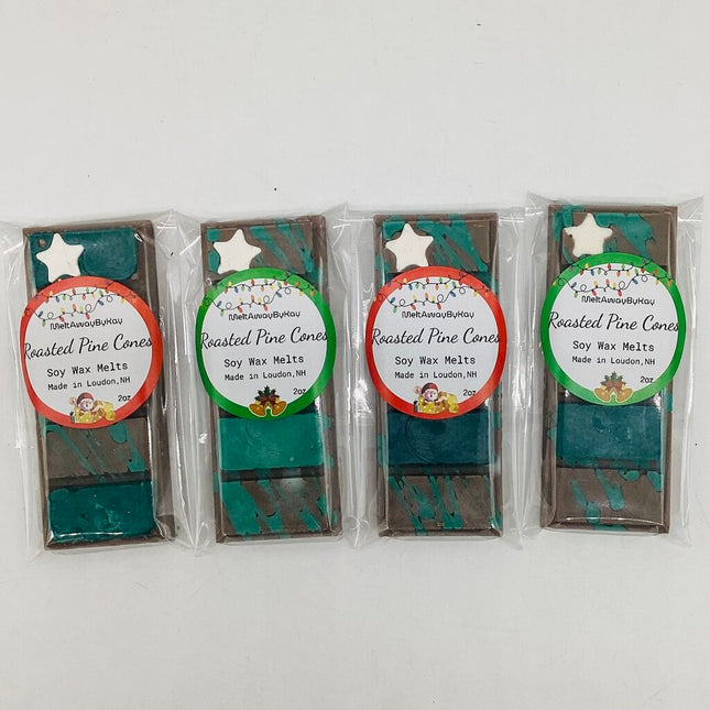 Roasted Pinecones - Soy Wax Melt - Christmas Snap Bar