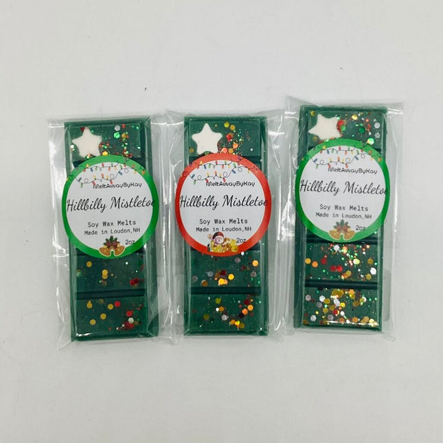 Hillbilly Mistletoe - Soy Wax Melt - Christmas Snap Bar