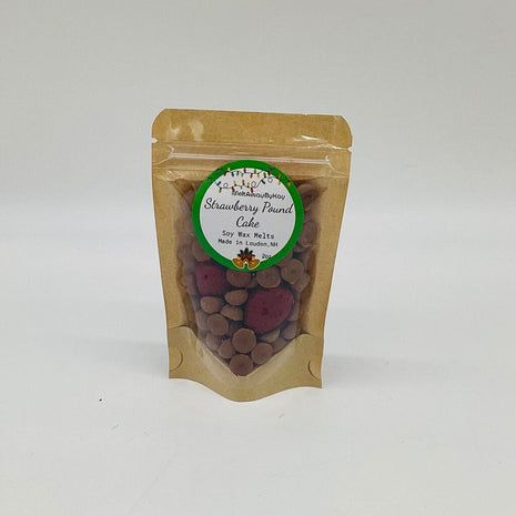 Strawberry Poundcake - Soy Wax Melts - Christmas Bag (2oz)