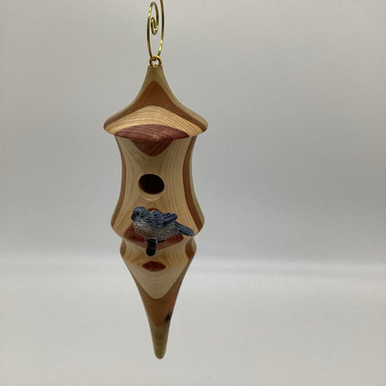 Wooden Birdhouse Ornament