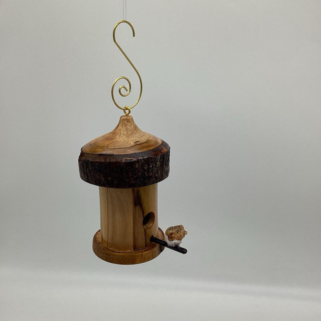 Wooden Birdhouse Ornament
