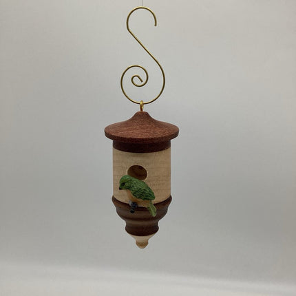 Wooden Birdhouse Ornament
