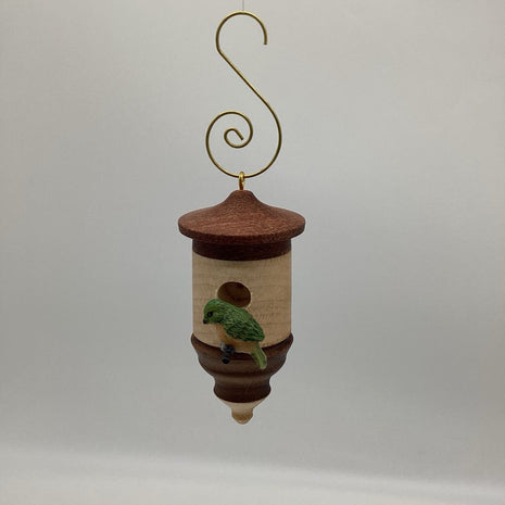 Wooden Birdhouse Ornament
