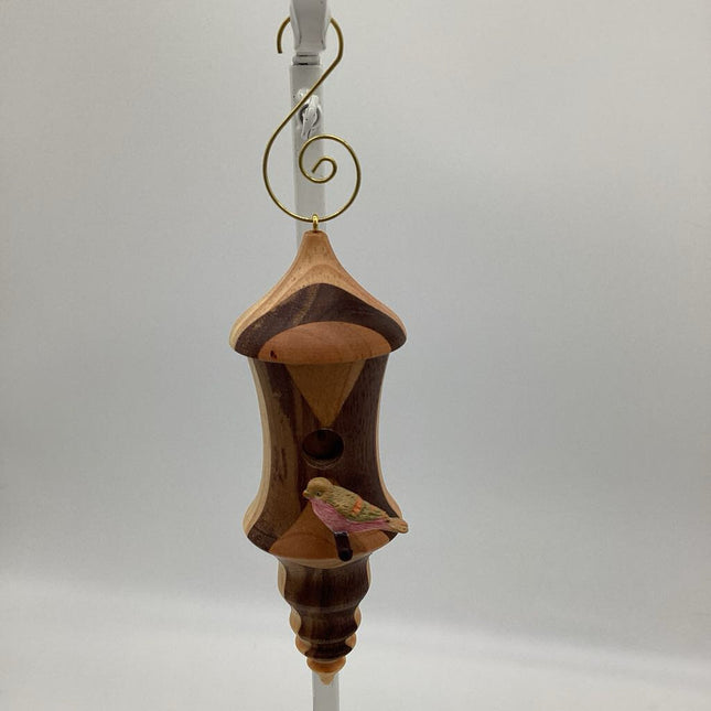 Wooden Birdhouse Ornament
