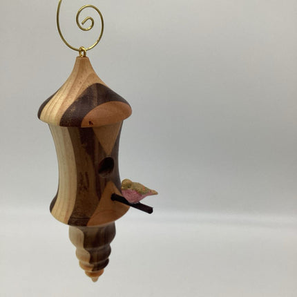 Wooden Birdhouse Ornament