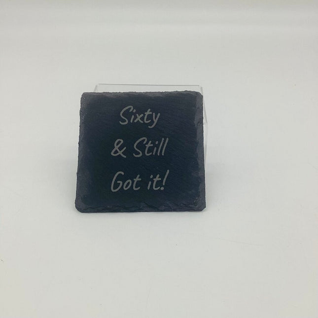Slate Coaster Square Sixty