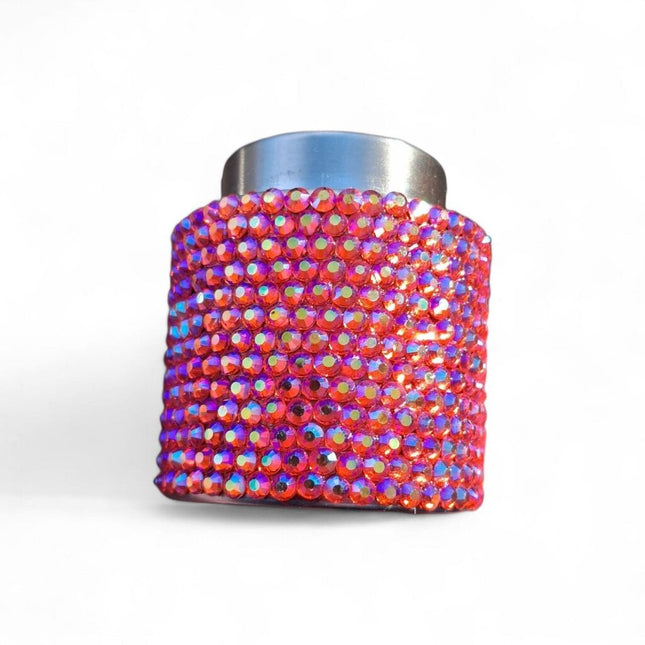 Orange/Pink AB Rhinestone Wine Stopper