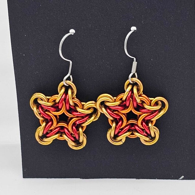 Fire Star Earrings