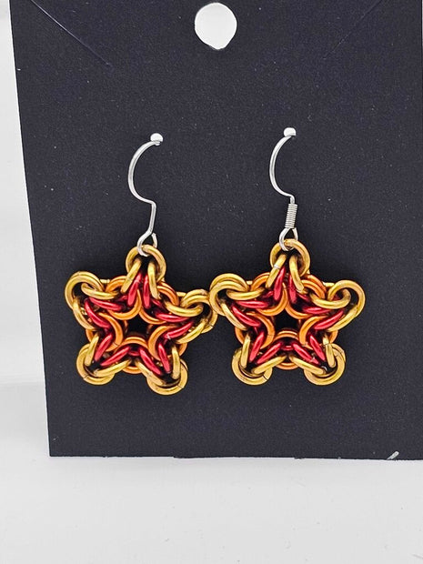 Fire Star Earrings