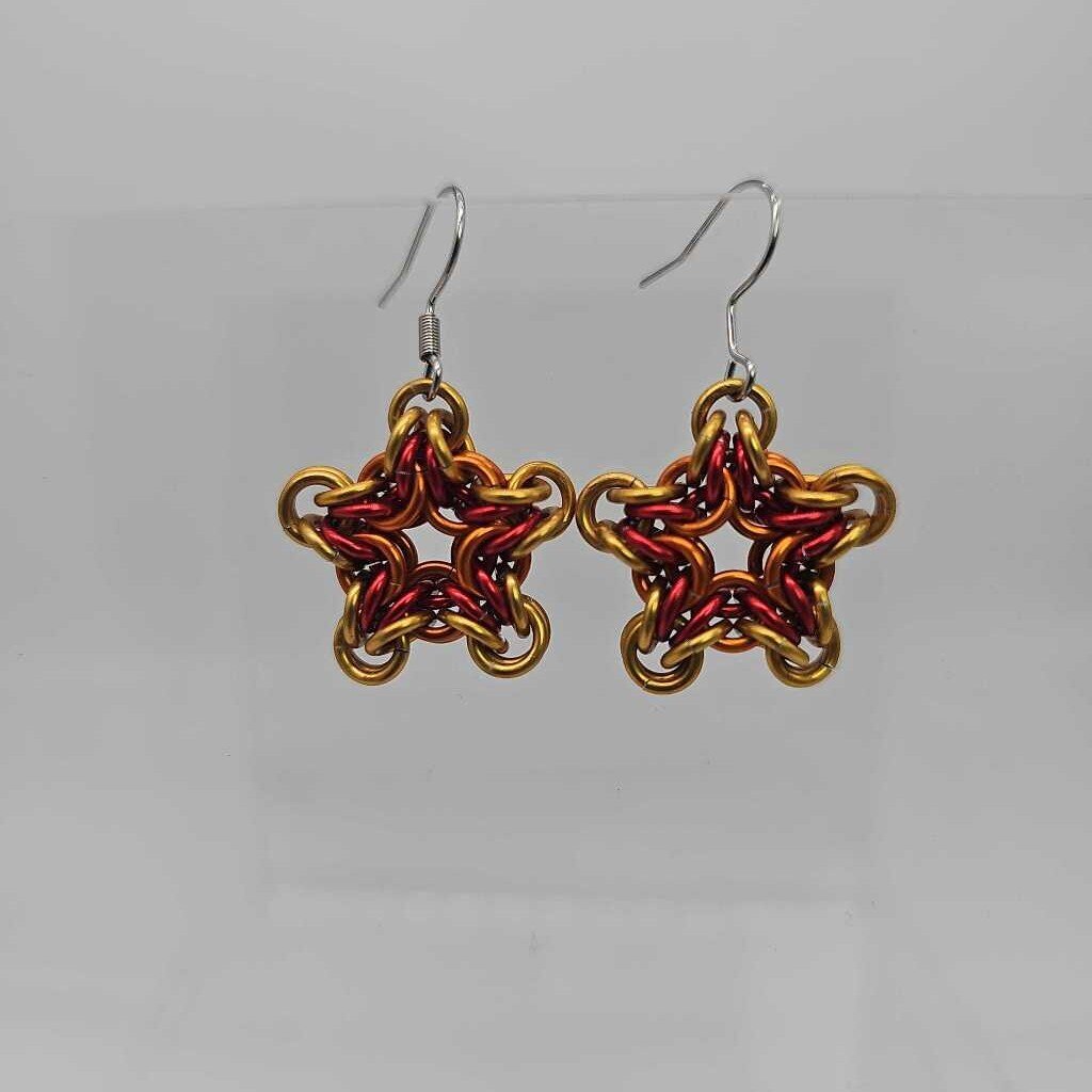 Fire Star Earrings