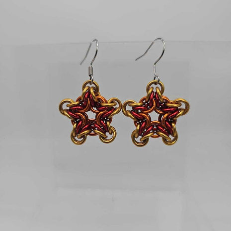 Fire Star Earrings