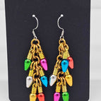 gold, silver, pink, red, green, blue