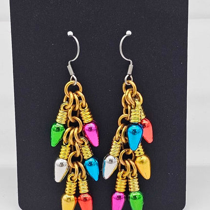 Christmas Lights Earrings