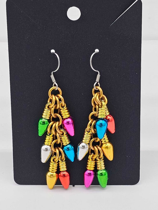 Christmas Lights Earrings