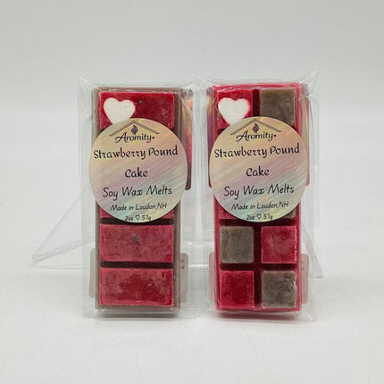 Strawberry Pound Cake - Soy Wax Melt - Snap Bar
