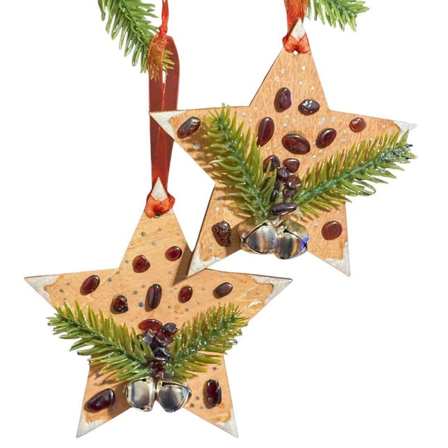Garnet Star Ornament